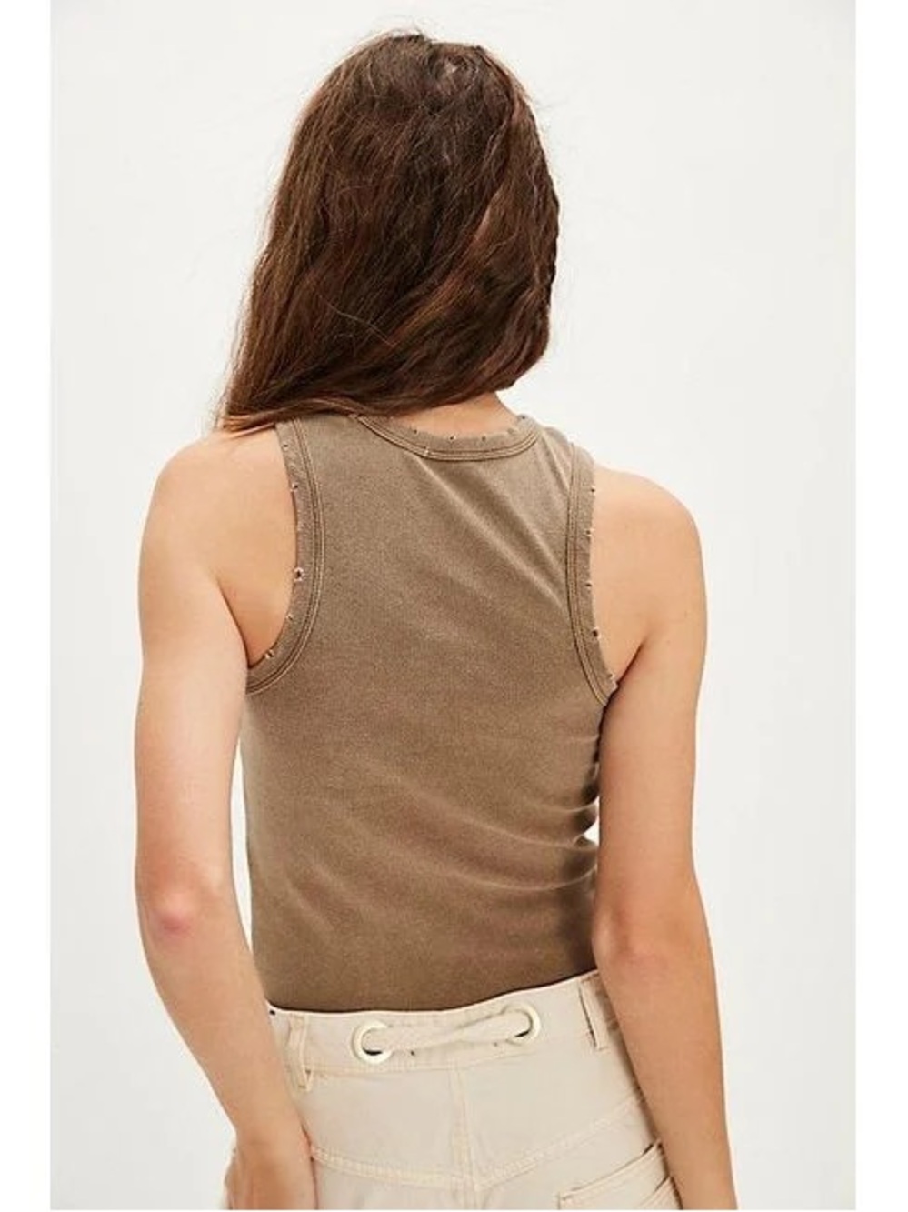 NWT! Free People Denim And Bone Garden Fairies Tank Sz XS - Picture 2 of 2
